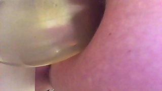 Anal with a big Butt plug and it feels good so good
